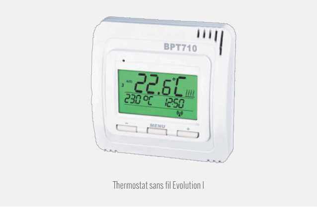 Thermostat sans fil Evolution I