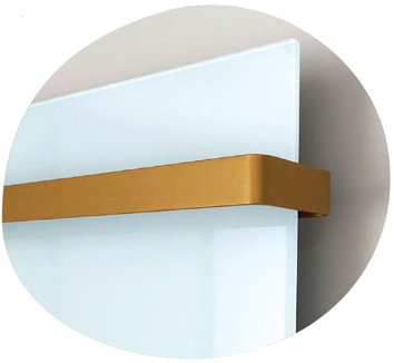 Barre rectangulaire peinte